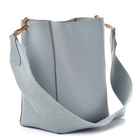 Sangle Bucket bag in soft grained calfskin .